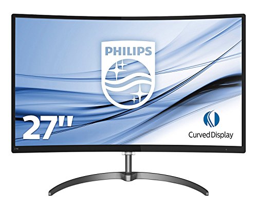 Philips 278E8QJAB / 00 E-line Monitor LCD curvo de 27 pulgadas con monitor Ultra Wide-Color Full HD (1920 x 1080) - Negro