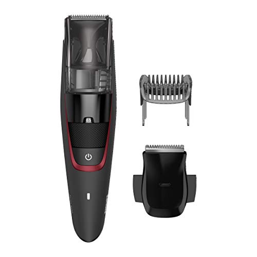 Philips BT7 BEARDTRIMMER Series 7000 Barbero con Sistema de aspiración BT7500/15, Negro, normal