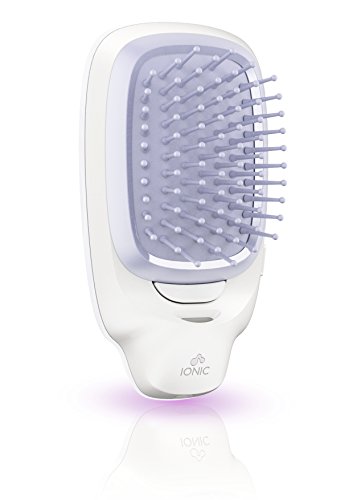 Philips EasyShine HP4585/00 Utensilio de peinado Cepillo alisador Violeta, Blanco - Moldeador de pelo (Cepillo alisador, Violeta, Blanco, AAA, 65 mm, 120 mm, 40 mm)