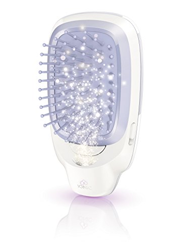 Philips EasyShine HP4585/00 Utensilio de peinado Cepillo alisador Violeta, Blanco - Moldeador de pelo (Cepillo alisador, Violeta, Blanco, AAA, 65 mm, 120 mm, 40 mm)