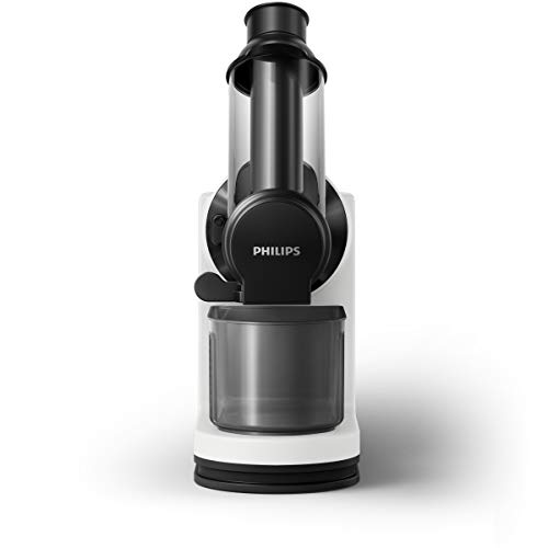 Philips hr1888/80 licuadora por presión Viva Collection Extractor de Zumo tecnología Gentle Squeezing, Blanco, Plastic, Bianco
