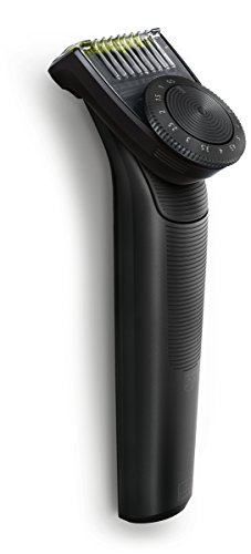 Philips OneBlade Pro QP6510/60 - Pack de Recortador de Barba con Peine de Precisión de 12 Longitudes y Cuchilla Adicional, Recorta, Perfila y Afeita, Recargable