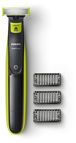 Philips OneBlade QP2520/20 - Depiladoras para la barba (1 mm, 5 mm, Carbón vegetal, Cal, 45 min, Integrado, Níquel-metal hidruro (NiMH))