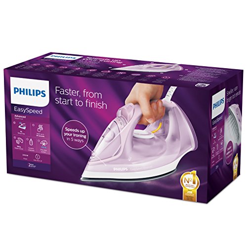Philips Plancha de Vapor GC2678/30, 2400 W, 0.3 litros, Ceramic, morado