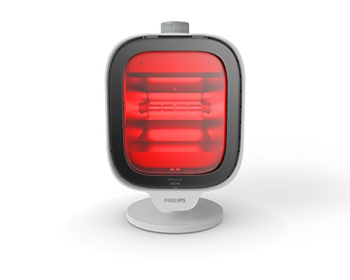 Philips PR3120/00 InfraCare - Lámpara infrarroja para tratamiento profundo del dolor muscular, 300 W
