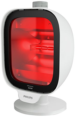 Philips PR3120/00 InfraCare - Lámpara infrarroja para tratamiento profundo del dolor muscular, 300 W