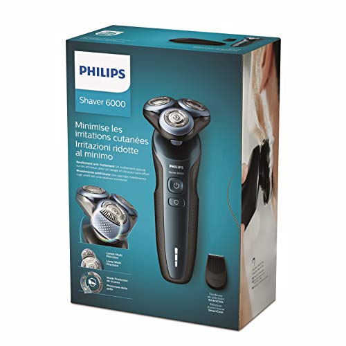 Philips S6610/11 Series 6000 - Afeitadora eléctrica para pieles sensibles con recortador de precisión