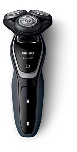 Philips Serie 5000 S5110/06 - Afeitadora eléctrica para hombre rotativa, perfilador patillas, color negro