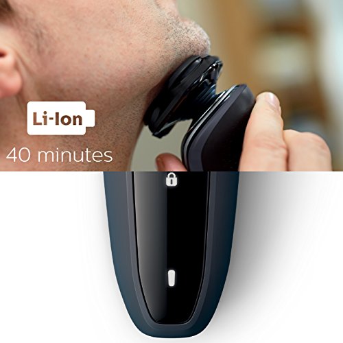 Philips Serie 5000 S5110/06 - Afeitadora eléctrica para hombre rotativa, perfilador patillas, color negro