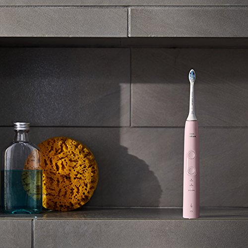 Philips Sonicare ProtectiveClean HX6856/17 - Cepillo de dientes eléctrico recargable con 2 cabezales de Cuidado de las encías, 3 modos de limpieza, 2 cabezales y estuche de viaje, cargador, rosa