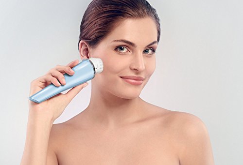Philips VisaPure Essential SC5265/12 - Cepillo para limpieza facial, resistente al agua, color azul
