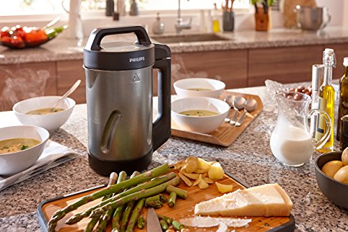 Philips Viva Collection HR2204/80 licuadora y máquina para hacer sopa 1,2 L - Licuadora y máquina para hacer sopa (1000 W, 230 V, 50 Hz, 0,5 W, 230 mm, 230 mm)