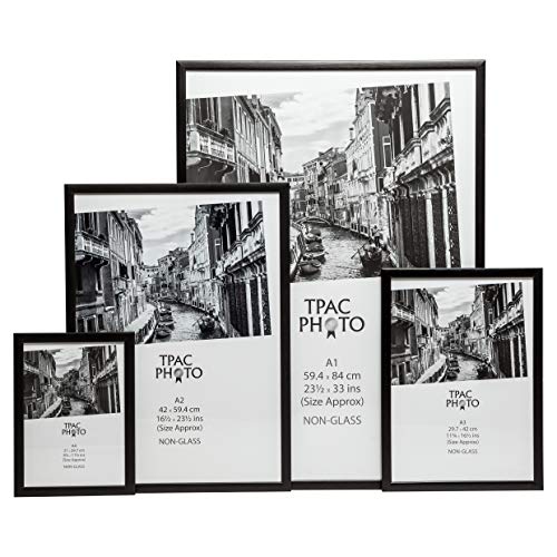Photo Album Company - Marco de fotos (tamaño A3, 420 x 297 mm), color negro