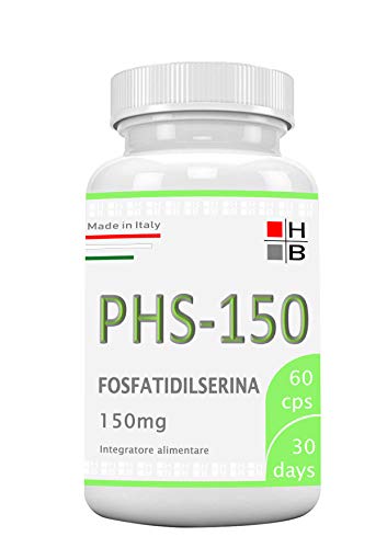 PHS-150 - Aparato de foSFATIDILSERINA - 60 CPS - Para aquellos que no pierden peso - Gonificador abdominal - Reduce el cortinillo en la sangre - Grasa abdominal 100 % italiana.