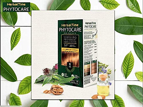 Phytocare Tinte permanente y nutritivo para cabello sin amoniaco, sin PPD, sin SLS, sin parabenos Color Cacao 5N