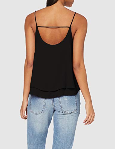 PIECES Pcbodil Slip Top Noos Camiseta sin Mangas, Negro (Black Black), 42 (Talla del Fabricante: Large) para Mujer