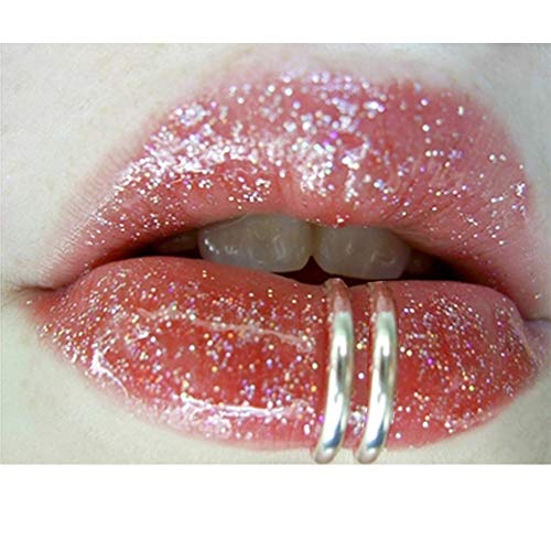 Piercing para la nariz, 5 piezas, anillos para la nariz, falso anillo de nariz, joyería para niñas, mujeres, adultos, anillo de nariz de acero quirúrgico infección por tornillo