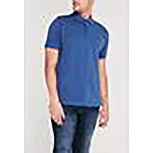 Pierre Cardin Camisa Polo Clásica de Manga Corta para Hombre in Algodón Premium (Medium, Denim Blue)