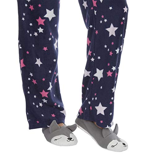 Pijama térmico de forro polar para mujer, conjunto de pijama de invierno, S-XL Rosa Zorro marino "Snuggle Up" Small-36-38