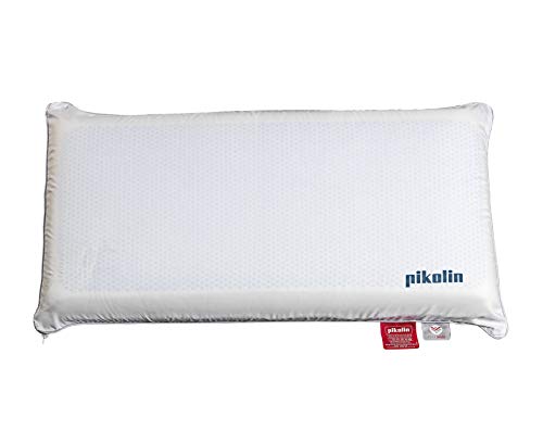 PIKOLIN, Almohada viscoelástica Premium de 70 cm, firmeza Media, refrescante tecnología Cool Space, desenfundable, Visco Cool