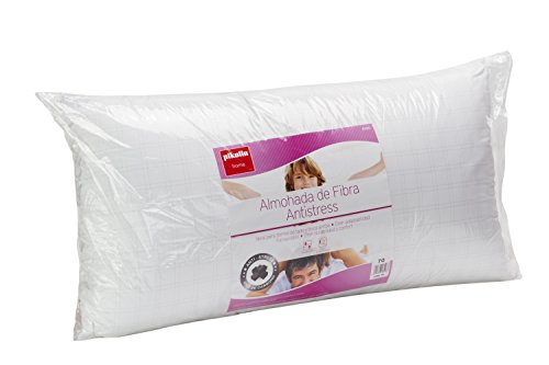 Pikolin Home - Almohada de fibra Antistress con hilo de carbono, 40x75cm, altura 18cm (Todas las medidas)