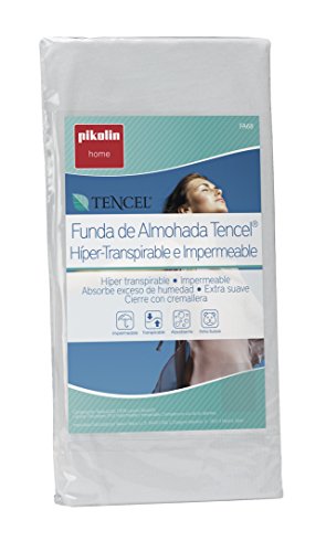 Pikolin Home - Funda de almohada Lyocell, híper-transpirable e impermeable, 40x90cm