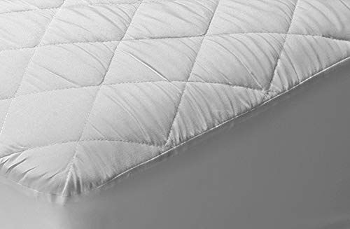 Pikolin Home - Protector de colchón acolchado, Aloe Vera, transpirable, 90x190/200-Cama 90 (Todas las medidas)