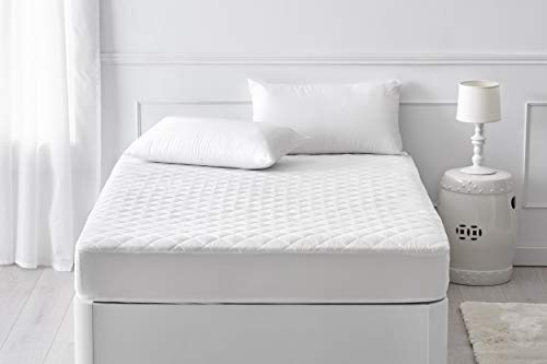 Pikolin Home - Protector de colchón acolchado (cubre colchón) Aloe Vera, impermeable, 105x190/200cm-Cama 105(Todas las medidas)
