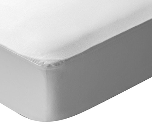 Pikolin Home - Protector de colchón punto, 100% algodón, impermeable y transpirable, 150x200cm-Cama 150 (Todas las medidas)