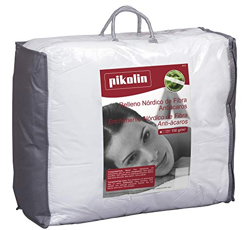 Pikolin Home - Relleno Nórdico de Fibra Antiacaros. Primavera/ Verano 150gr/m2. Cama 90/105 - 150 x 220cm (Todas las medidas)