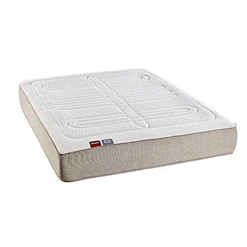 Pikolin Veza, colchón de muelles ensacados y viscoelástica premium, 150x190, firmeza media-alta, colchones confort y calidad máxima