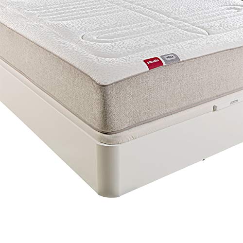 Pikolin Veza, colchón de muelles ensacados y viscoelástica premium, 150x190, firmeza media-alta, colchones confort y calidad máxima