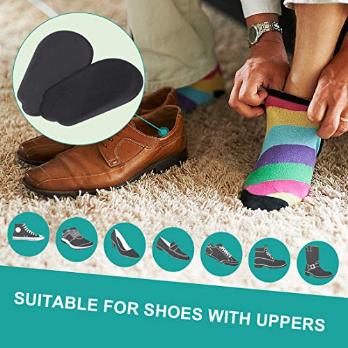 PINCOU Plantillas de TalóN de CuñA Pronation, Tipo O/X para CuracióN y PronacióN, 2 Pares de Inserciones OrtopéDicas de TalóN para CorreccióN de Postura, Inserciones de TalóN para Mujeres y Hombres