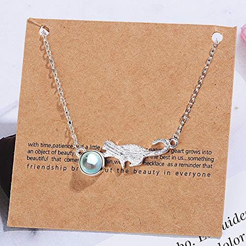 pinghub Collar Mujer Hipoalergénico Collar La eternidad Collar Collar de Moda Collar para el cumpleaños Lindo Collar de Atractivo Collar Collar Inusual