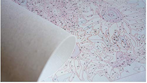 Pintar Por Números Para Adultos Cabello Largo Y Rizado Chica Y Pato Decoración Casera Linda Diy-Framed 40x50 Cm