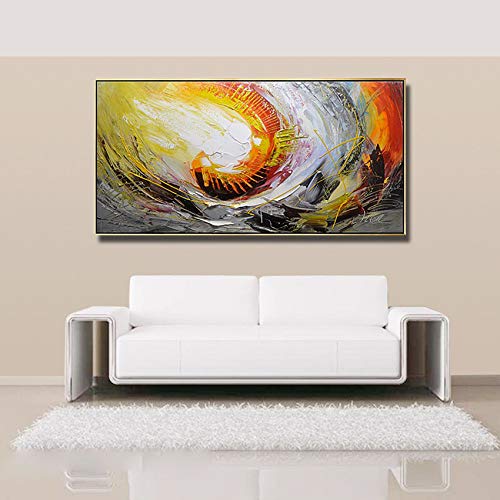 Pintura Al Óleo Pintada A Mano, 100%Pintados A Mano Mar Áspero Paisaje Abstracto Vintage De Gran Tamaño Pared Imágenes De Arte Hechas A Mano De Pintura Al Óleo Sobre Lienzo De Ilustraciones Para La De