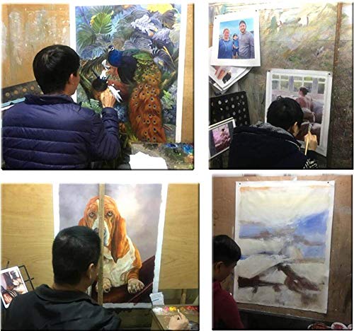 Pintura Al Óleo Pintada A Mano, 100%Pintados A Mano Mar Áspero Paisaje Abstracto Vintage De Gran Tamaño Pared Imágenes De Arte Hechas A Mano De Pintura Al Óleo Sobre Lienzo De Ilustraciones Para La De