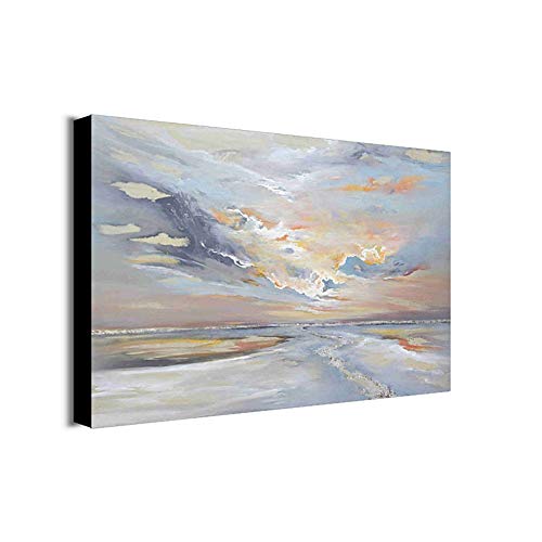 Pintura Al óLeo Pintada A Mano Cuadros Abstractos Modernos Sobre Lienzo Arte Sala De Estar Dormitorio DecoracióN Para El Hogar 60×90cm