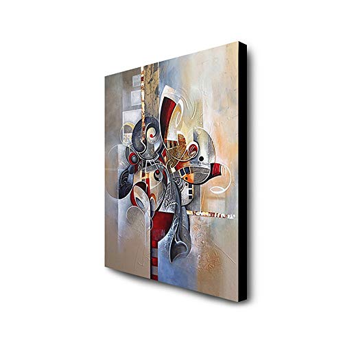 Pintura Al óLeo Pintada A Mano, Cuadros Abstractos Modernos Sobre Lienzo Arte, Sala De Estar Dormitorio DecoracióN Para El Hogar,40×60cm