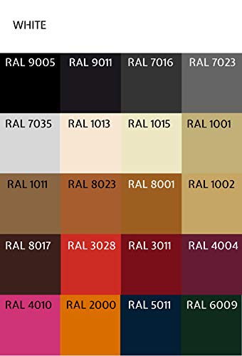 PINTURA piel/cuero/vinilo – 12 colores proposées – Entrevista para asiento y volante de coche, sofá, zapatos, chaqueta y otros ropa 125 ml BLANCO