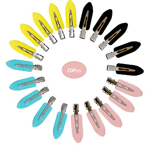 Pinzas Para El Pelo Sin Doblar Clips Pinzas De Pelo Sin Pliegues Horquilla Que No Deja Marcas Pin Clips Para Rizos Pinzas Para El Cabello Sin Doblar Accesorios Clips Para Peinado Maquillaje 20 Piezas