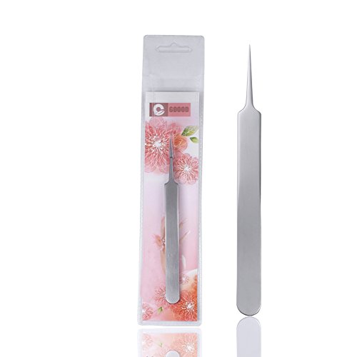 Pinzas profesionales de precisión de acero inoxidable para eliminar puntos negros y acné