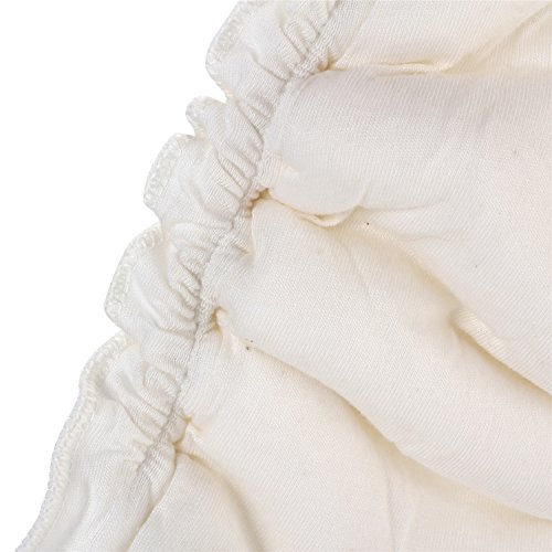 Pinzhi Pañal de Pañales de Bebé de 5 Capas de Carbón de Leña de Bambú Inserta Reutilizables Trazadores de Líneas Para los Pañales de Tela 2pcs