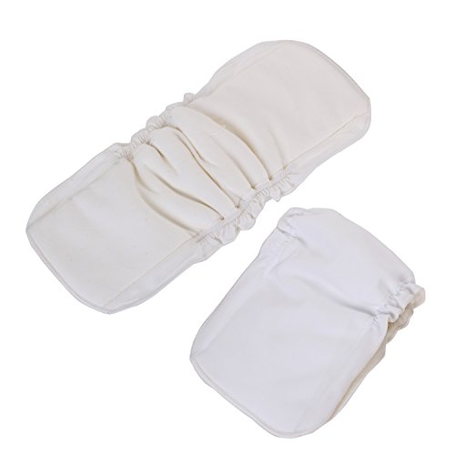 Pinzhi Pañal de Pañales de Bebé de 5 Capas de Carbón de Leña de Bambú Inserta Reutilizables Trazadores de Líneas Para los Pañales de Tela 2pcs