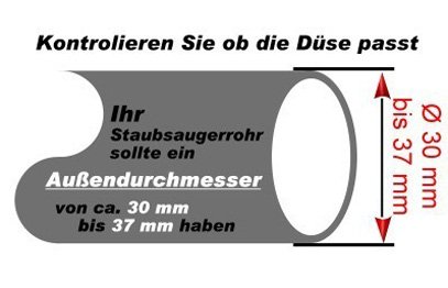 Piojos del cabello TOP y boquilla cepillo de pelo para aspiradora Salco