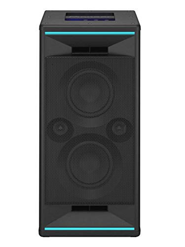 Pioneer Club 7 Altavoz de Bluetooth (LED Iluminación, Voice Control, USB para reproducción de MP3, iPhone iOS y Android, App, 2X 100 Watt RMS) Negro
