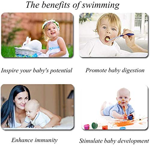 Piscina Adulto Inflable Inicio Engrosamiento de Gran tamaño Infantil Infantil Exterior Verano rectangulares Juguetes for, Blue-180x140x60cm