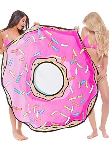 Piscina circular y toalla de playa Giant Donut - Diseños surtidos
