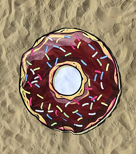 Piscina circular y toalla de playa Giant Donut - Diseños surtidos