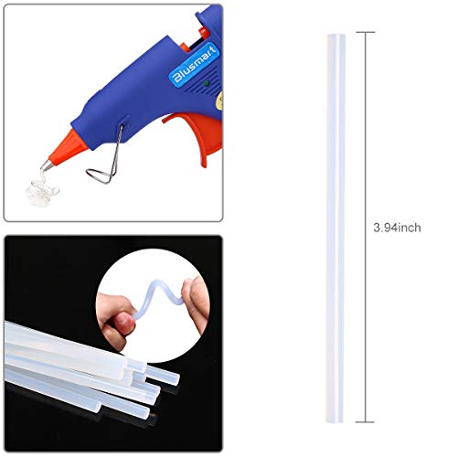 Pistola de pegamento caliente Blusmart, 20W de alta temperatura, 30 piezas de pegamento